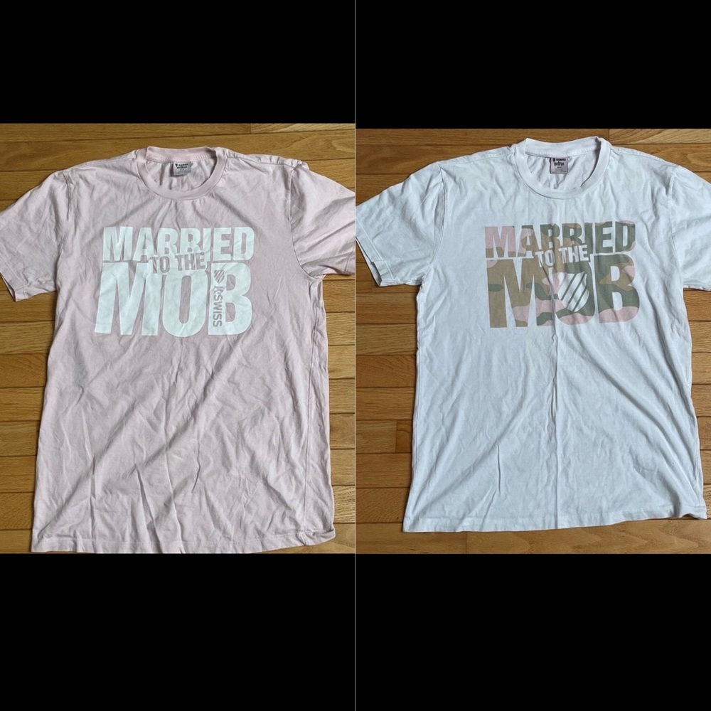 Married to the Mob x K Swiss 2 tshirt bundle